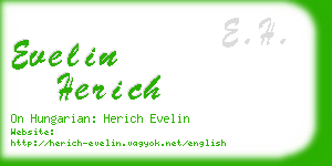 evelin herich business card